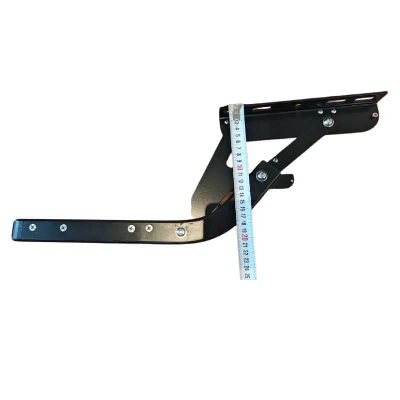 Single pull-out folding caravan step