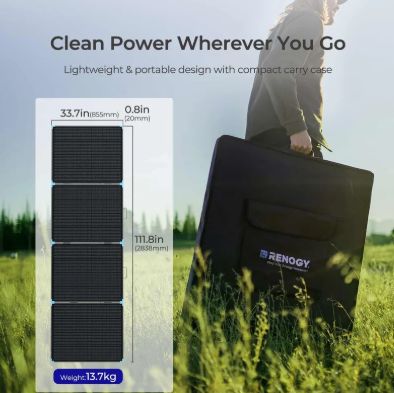RENOGY 400W Lightweight Portable Solar Suitcase