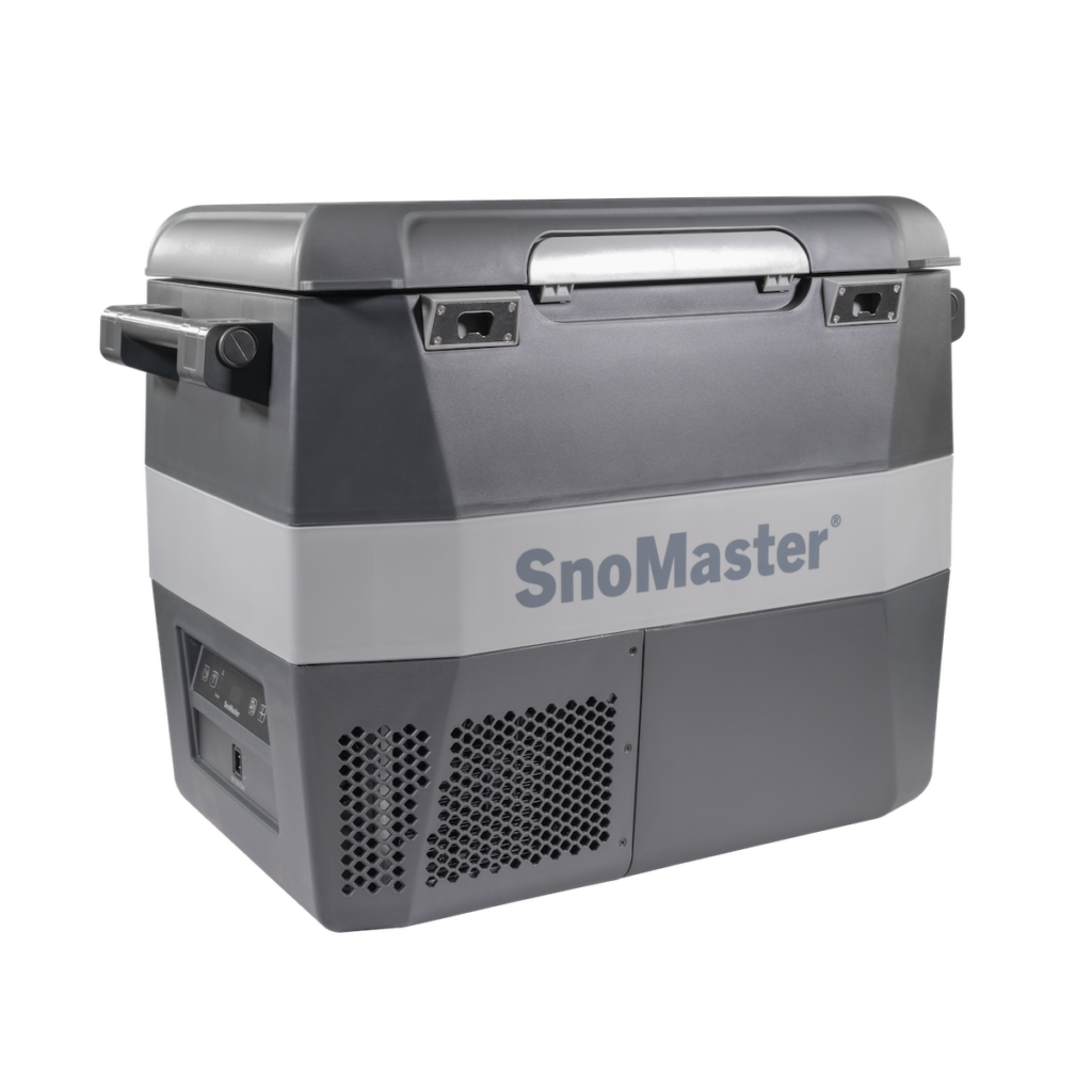 SnoMaster 54L Plastic Mobile Fridge/Freezer DC With 220V Power Adapter - Grey SnoMaster 54L Plastic Mobile Fridge/Freezer DC With 220V Power Adapter - Grey