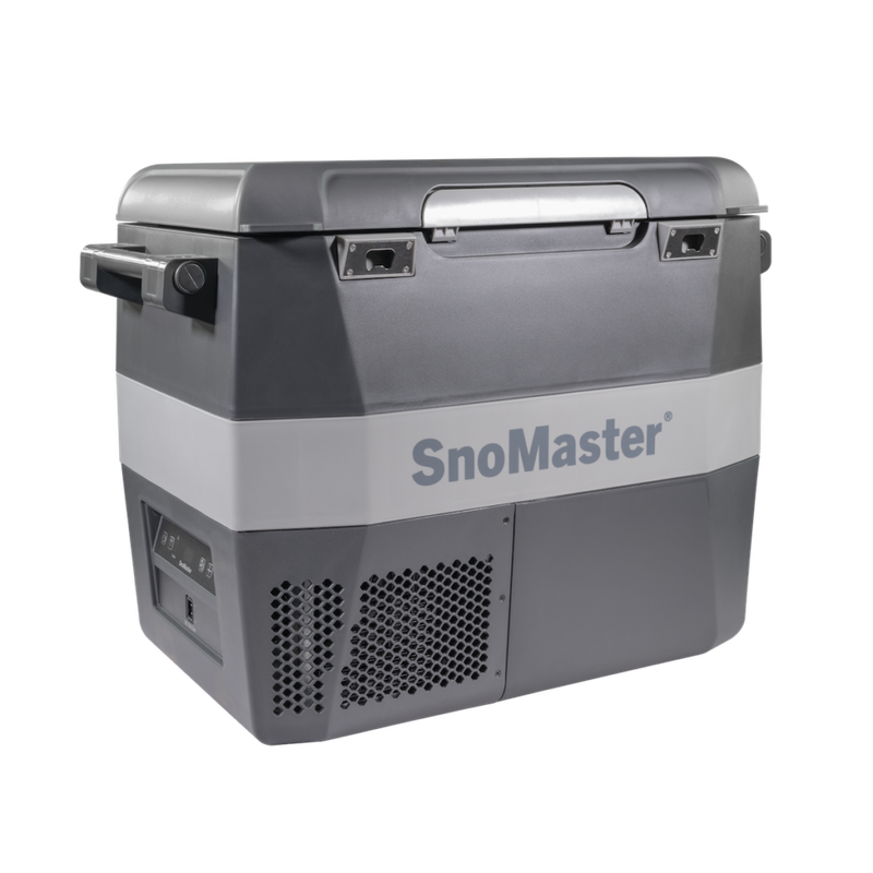 SnoMaster 54L Plastic Mobile Fridge/Freezer DC With 220V Power Adapter - Grey SnoMaster 54L Plastic Mobile Fridge/Freezer DC With 220V Power Adapter - Grey