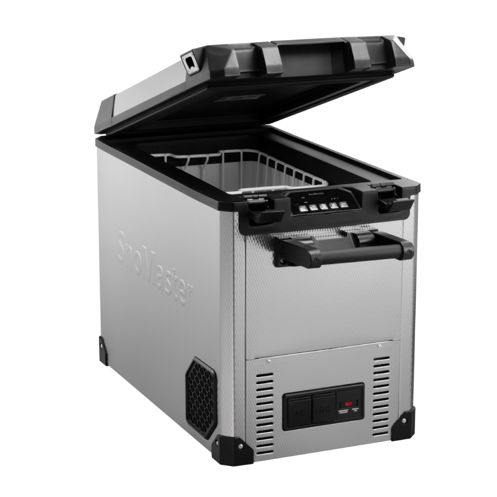 SnoMaster 41L Single Compartment Mobile Fridge/Freezer AC/DC - Stainless Steel