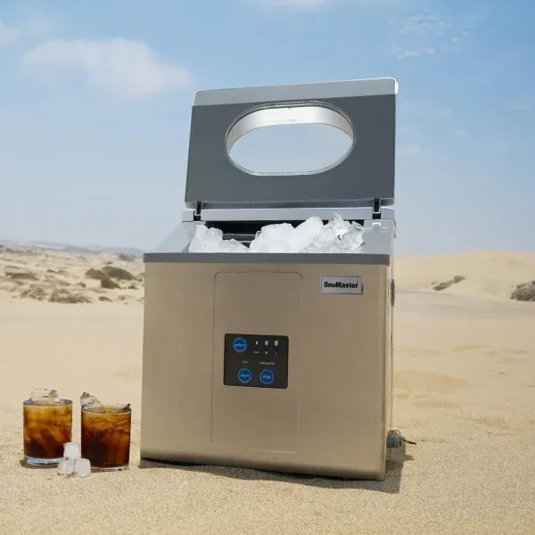 SnoMaster - 15Kg/24Hr Counter-Top Bullet Type Ice-Maker - Stainless Steel SnoMaster - 15Kg/24Hr Counter-Top Bullet Type Ice-Maker - Stainless Steel
