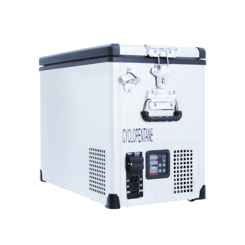 SnoMaster 42L Single Compartment Mobile Fridge/Freezer AC/DC - Stainless Steel