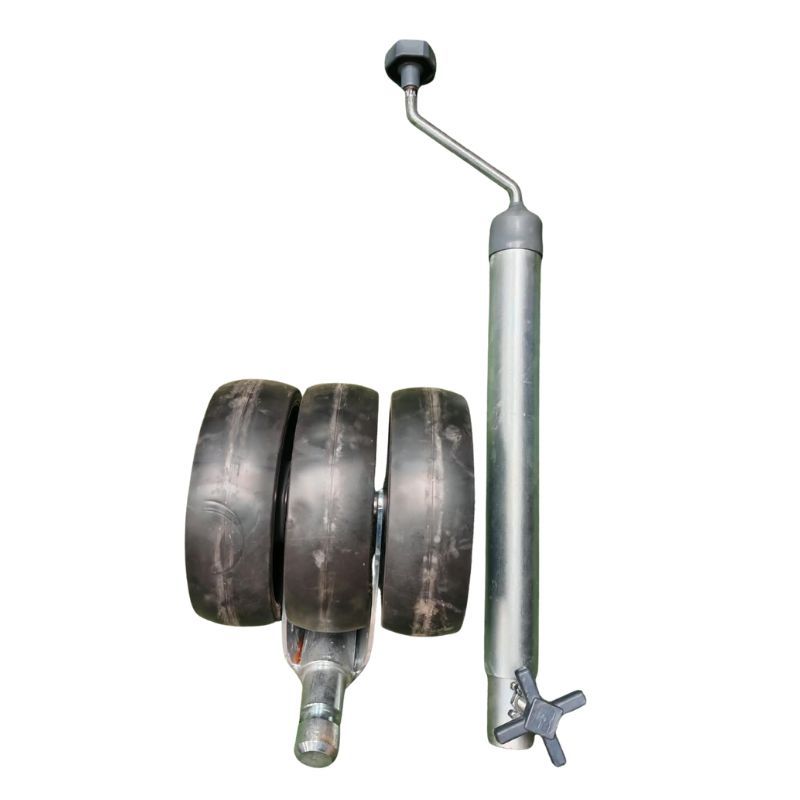 Caravan or Trailer Jockey With Detachable Three Wheel 48mm Diameter Shaft