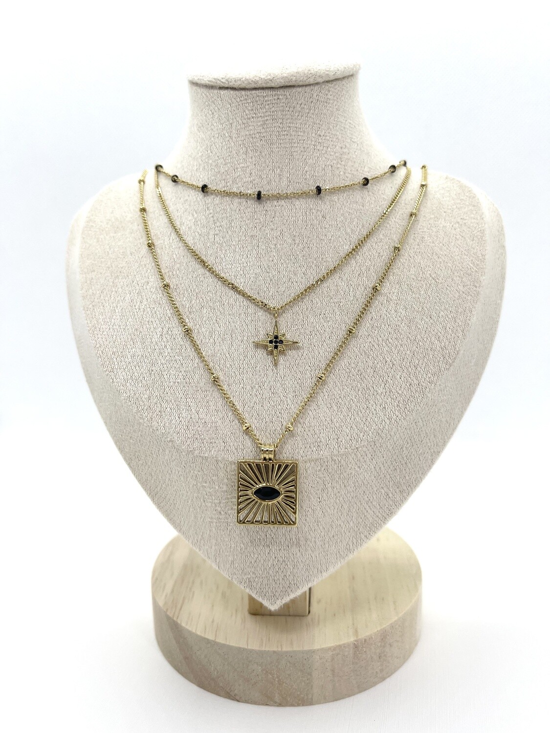 Collier triple rangs  "FANNY"