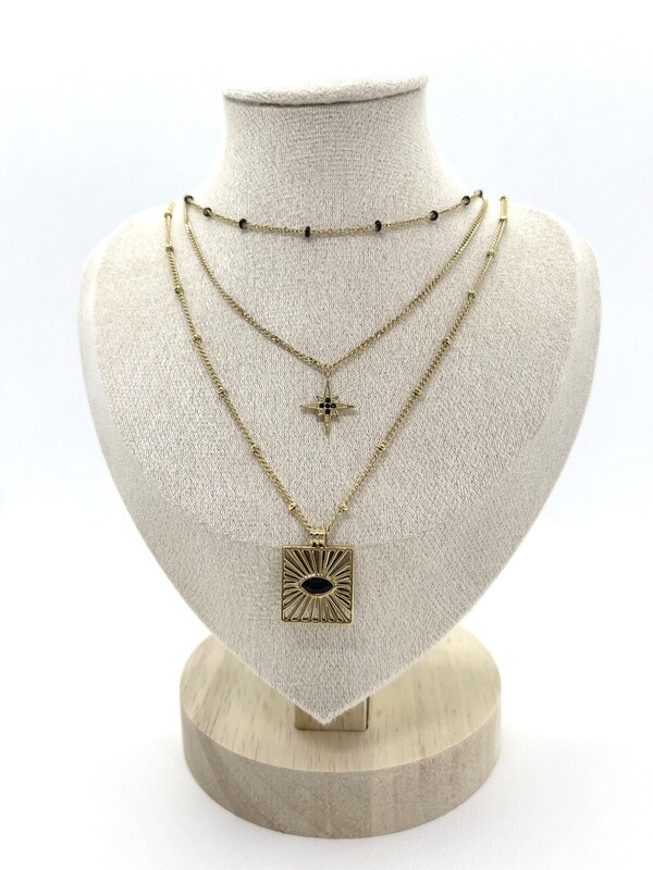 Collier triple rangs  "FANNY"