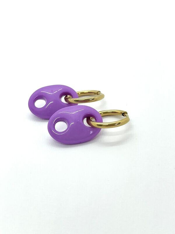 Boucles  "MON GRAIN DE FOLIE"