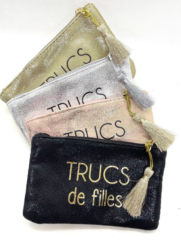 Pochette de rangement "Trucs de filles"