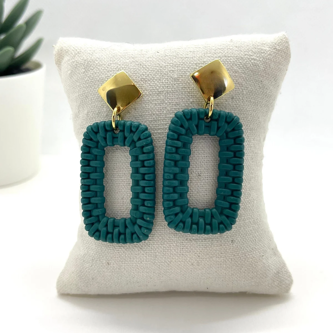 Boucles "LYNE" rectangulaires