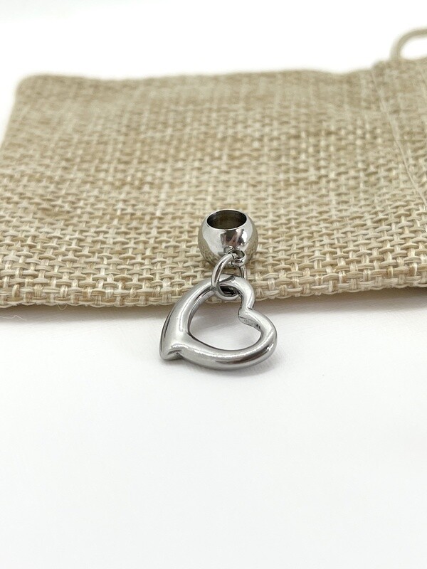 Charm "COEUR" silver