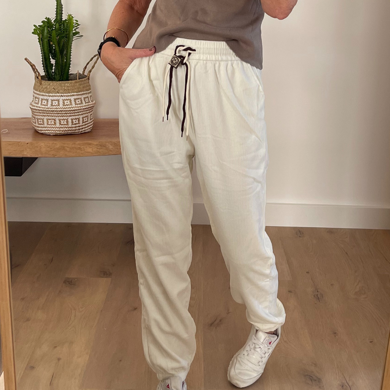 Pantalon velours côtelé "PALMA"