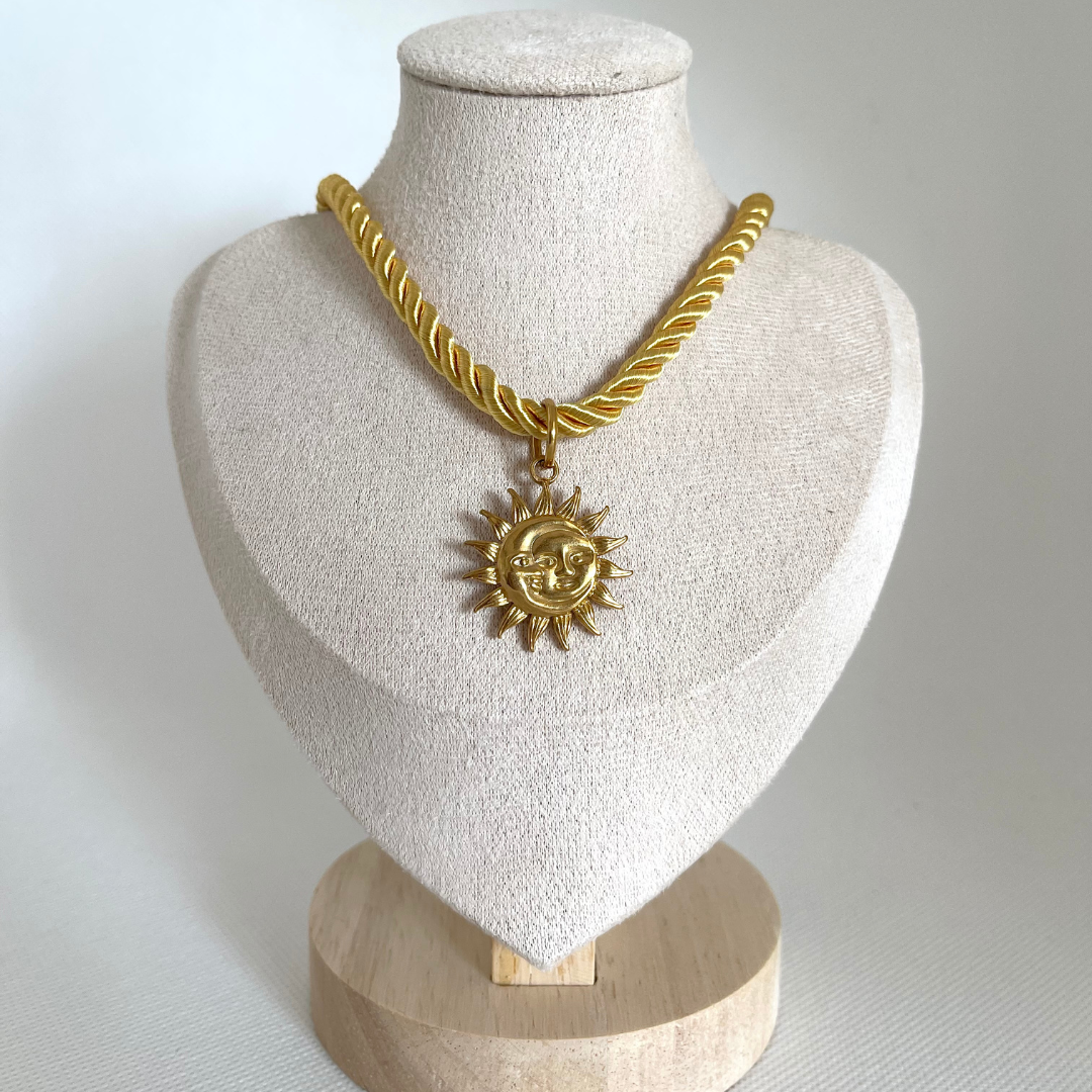 Collier cordon "Jour et Nuit"