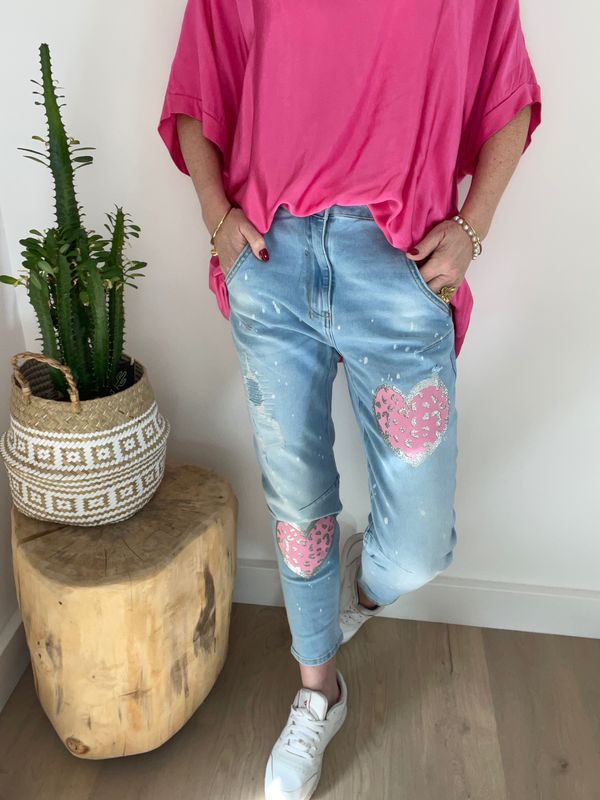 Jeans "cœur"
