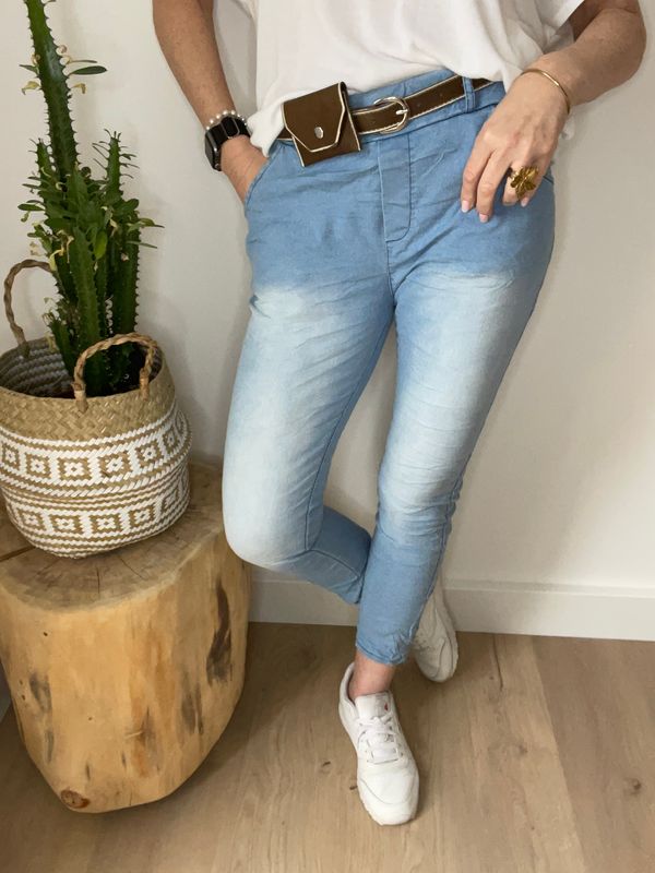 Pantalon avec ceinture