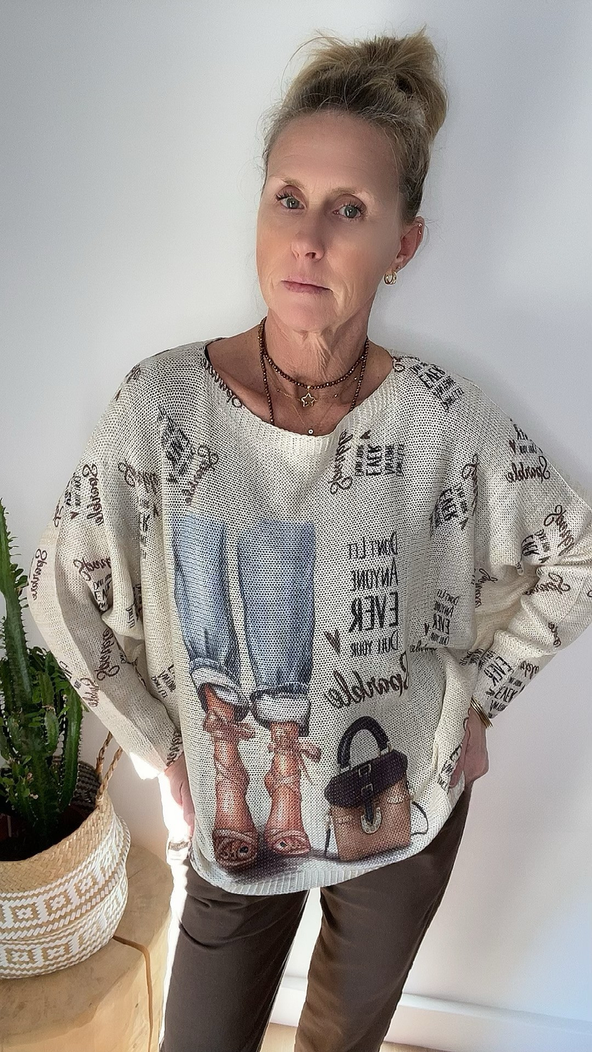 Pull "L'ORIGINAL" avec lurex