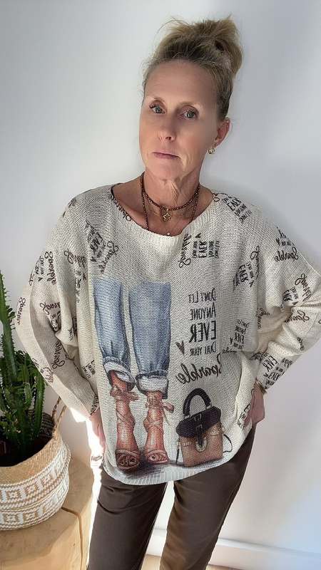 Pull "L'ORIGINAL" avec lurex