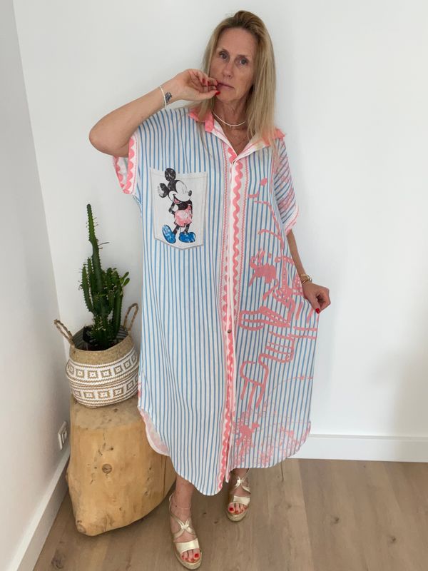 Robe chemise "Mickey"