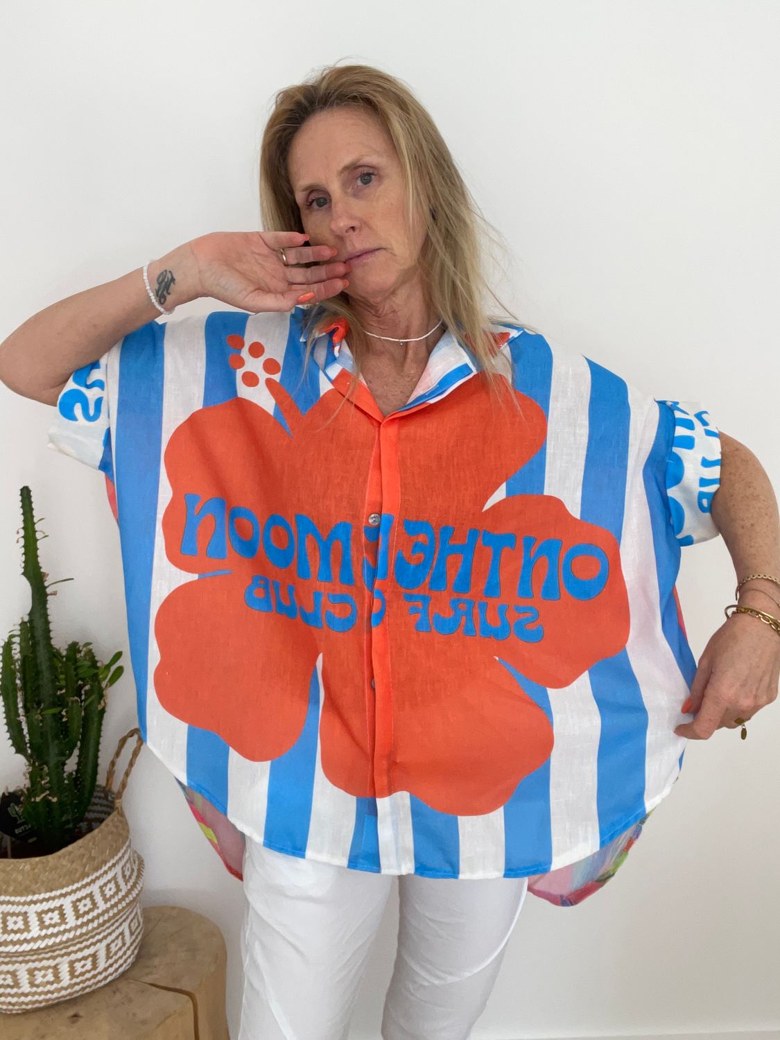 Chemise "ON THE MOON"
