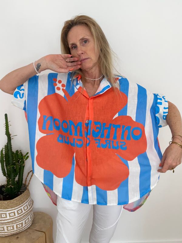 Chemise "ON THE MOON"