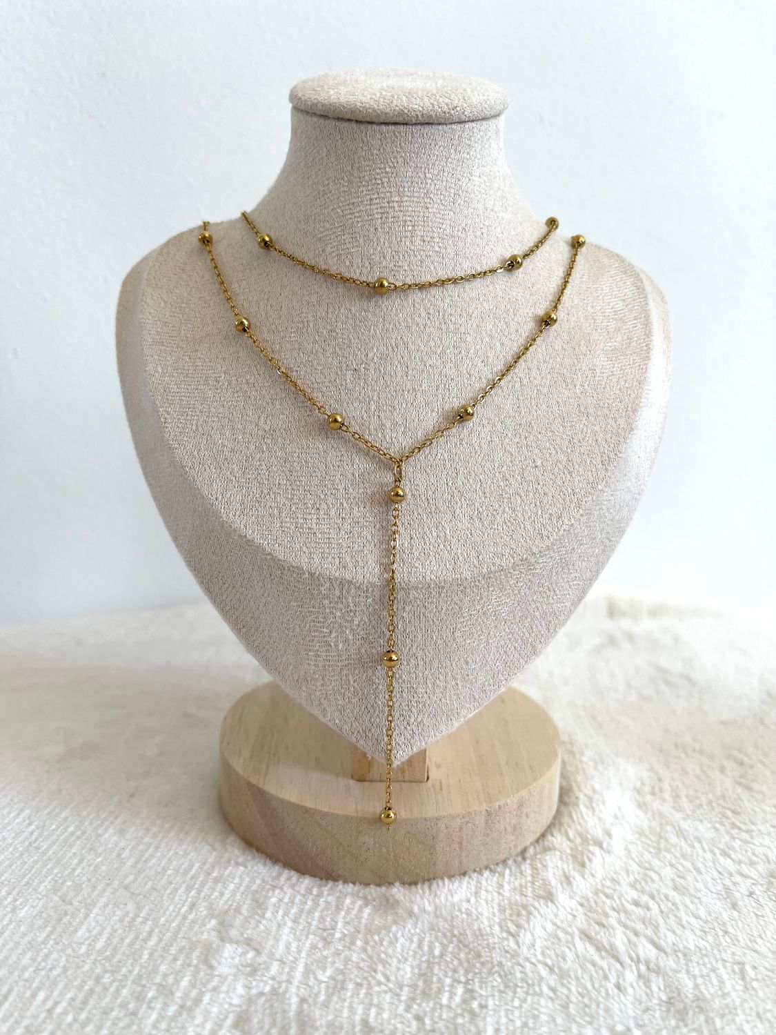 Collier double rang "ALYA"