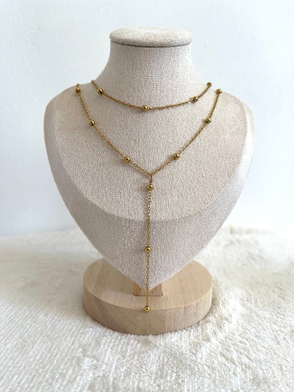 Collier double rang "ALYA"