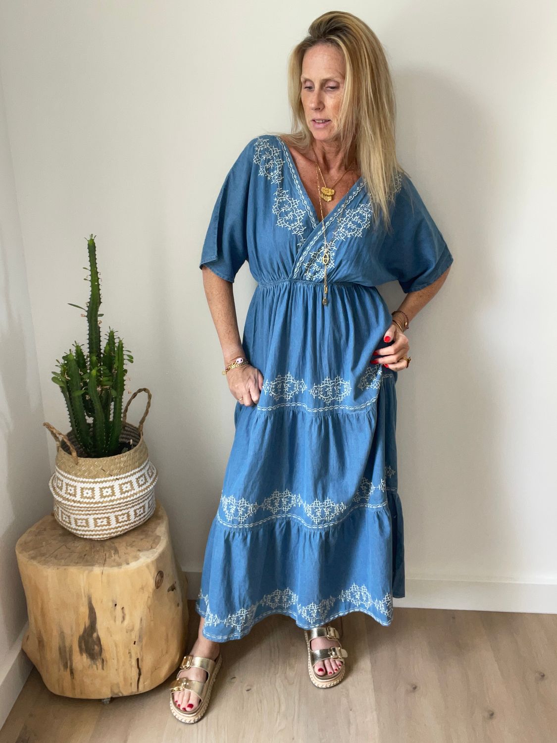 Robe broderie
