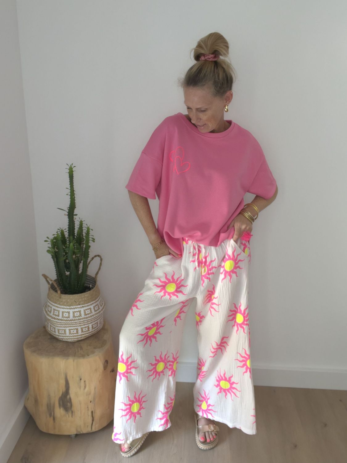 Pantalon "SOLEIL SOLEIL"