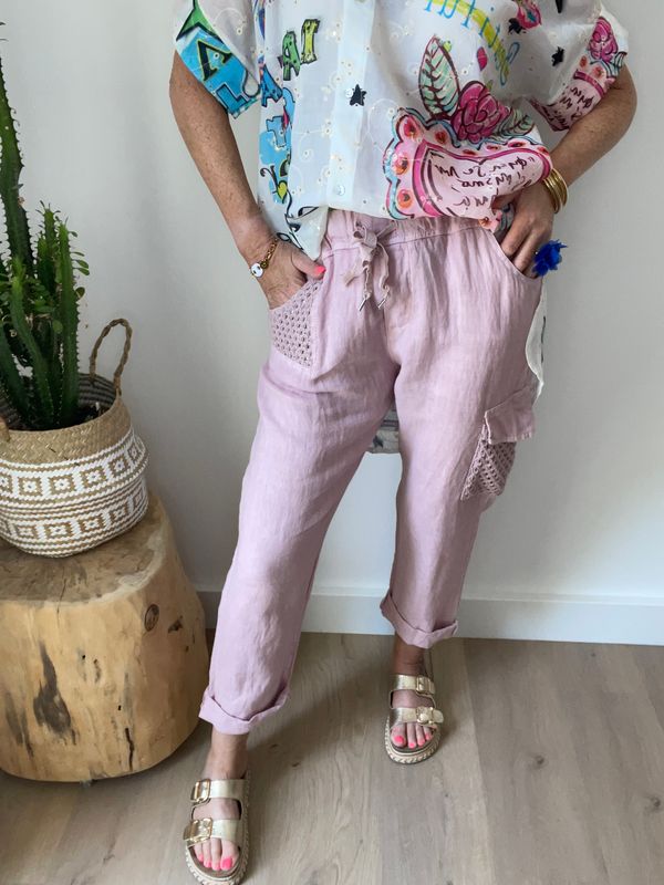 Pantalon Lin