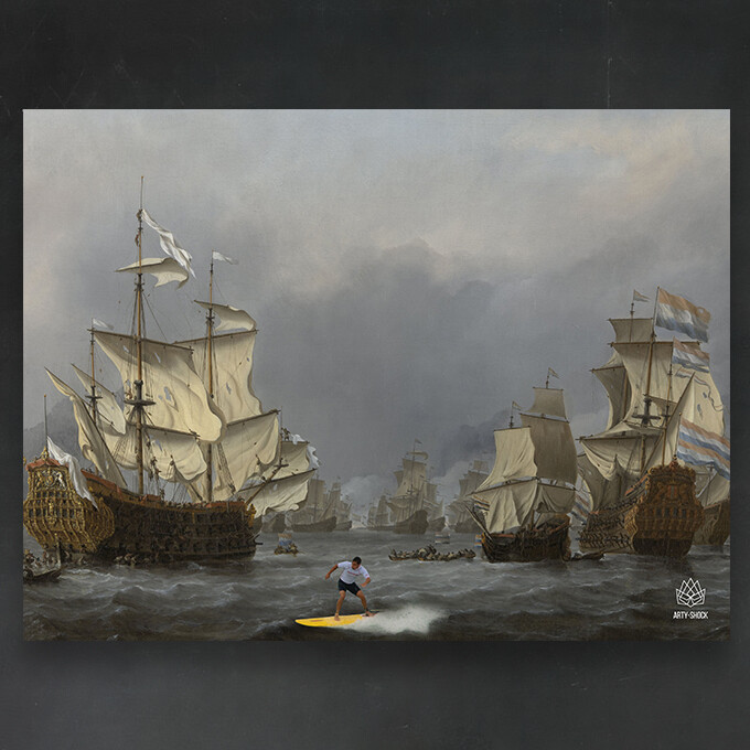 Surf Battle | Mini | 40 x 30 cm Surf Battle | Mini | 40 x 30 cm