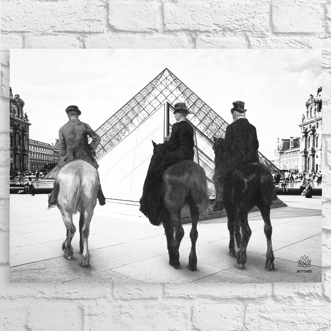 Trois Chevaux | Mini | 40 x 30 cm Trois Chevaux | Mini | 40 x 30 cm