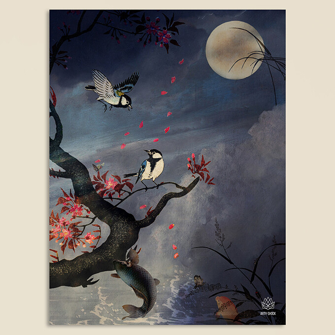 Moonlight Shadow | Mini | 30 x 40 cm Moonlight Shadow | Mini | 30 x 40 cm