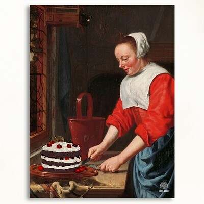 Life is short. Eat the cake. | Mini | 30 x 40 cm Life is short. Eat the cake. | Mini | 30 x 40 cm