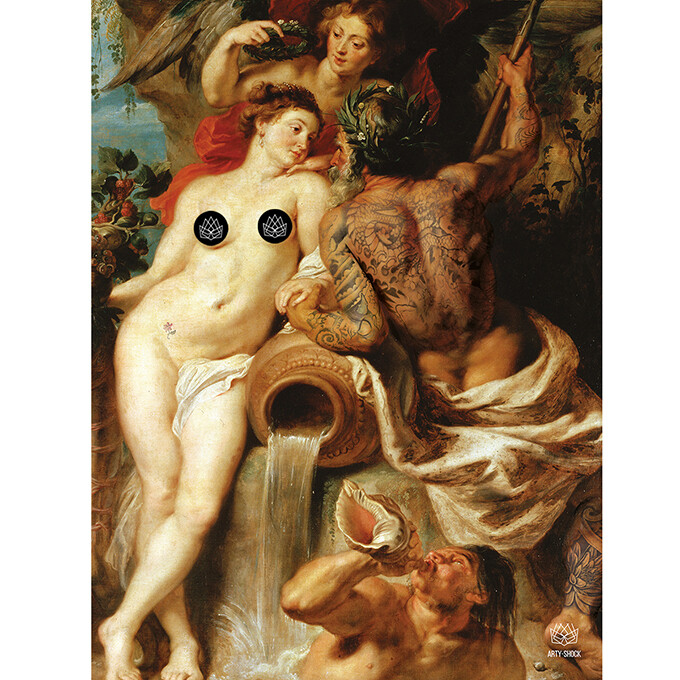 Tattoo Rubens | Mini | 30 x 40 cm Tattoo Rubens | Mini | 30 x 40 cm