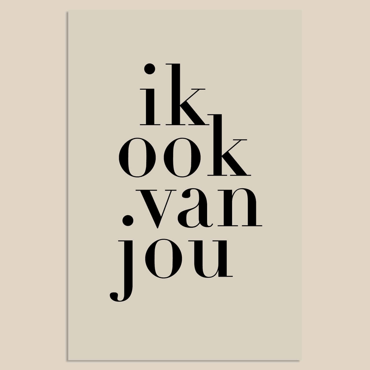 Ik ook van Jou | Mix & Match | 20 x 30 cm Ik ook van Jou | Mix & Match | 20 x 30 cm