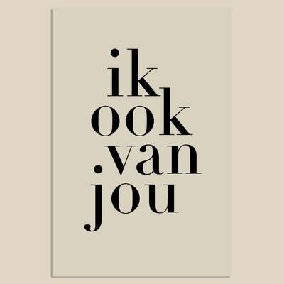 Ik ook van Jou | Mix & Match | 20 x 30 cm Ik ook van Jou | Mix & Match | 20 x 30 cm