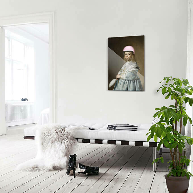 Blue Helmet Girl | Small | 60 x 90 cm Blue Helmet Girl | Small | 60 x 90 cm