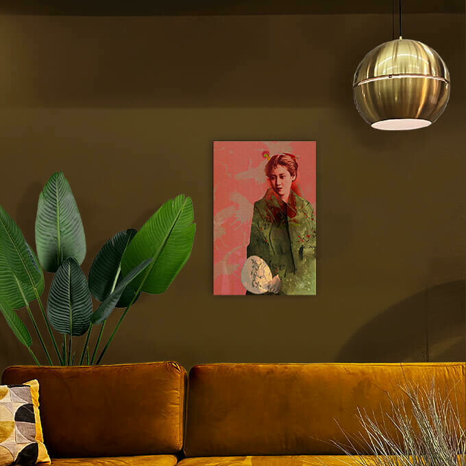 Silver Girl | Small | 60 x 90 cm