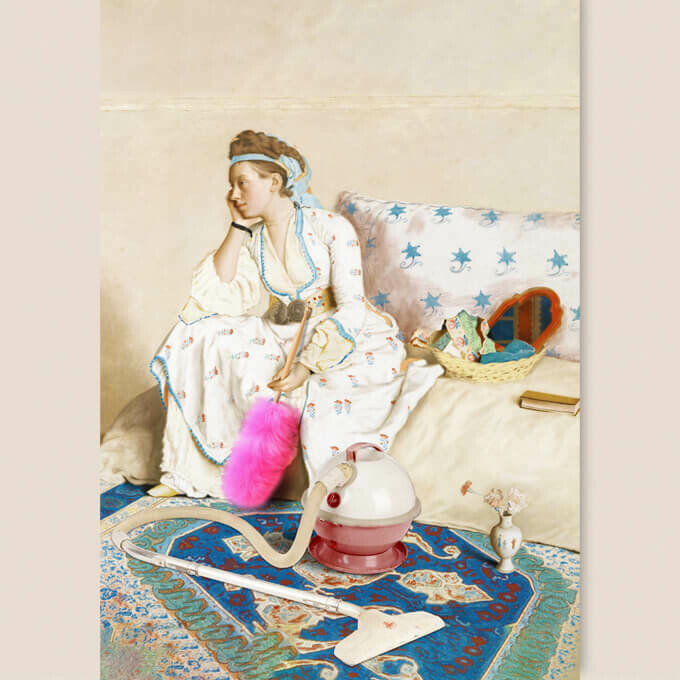 Cleaning Blues | Mini | 30 x 40 cm Cleaning Blues | Mini | 30 x 40 cm