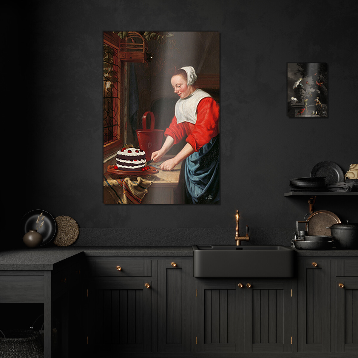 Life is short. Eat the cake. | Large | 100 x 150 cm