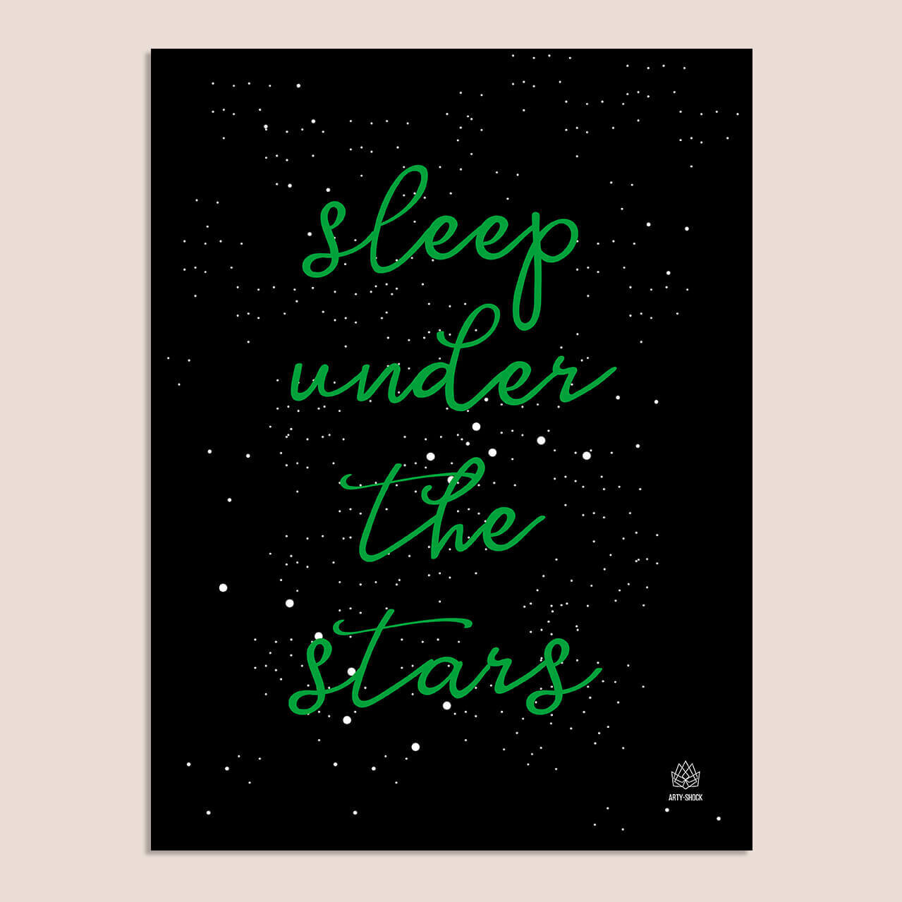 Poster 'Sleep Under the Stars' Poster 'Sleep Under the Stars'