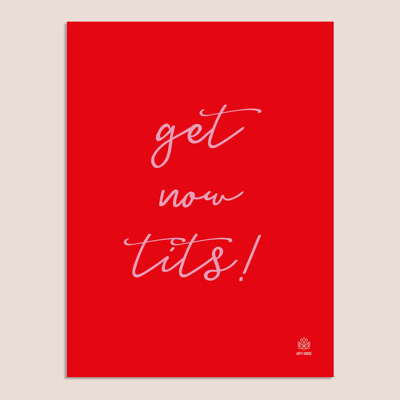 Poster 'Get Now Tits!' Poster 'Get Now Tits!'
