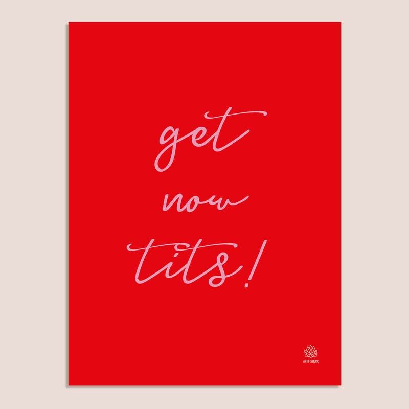 Poster 'Get Now Tits!'