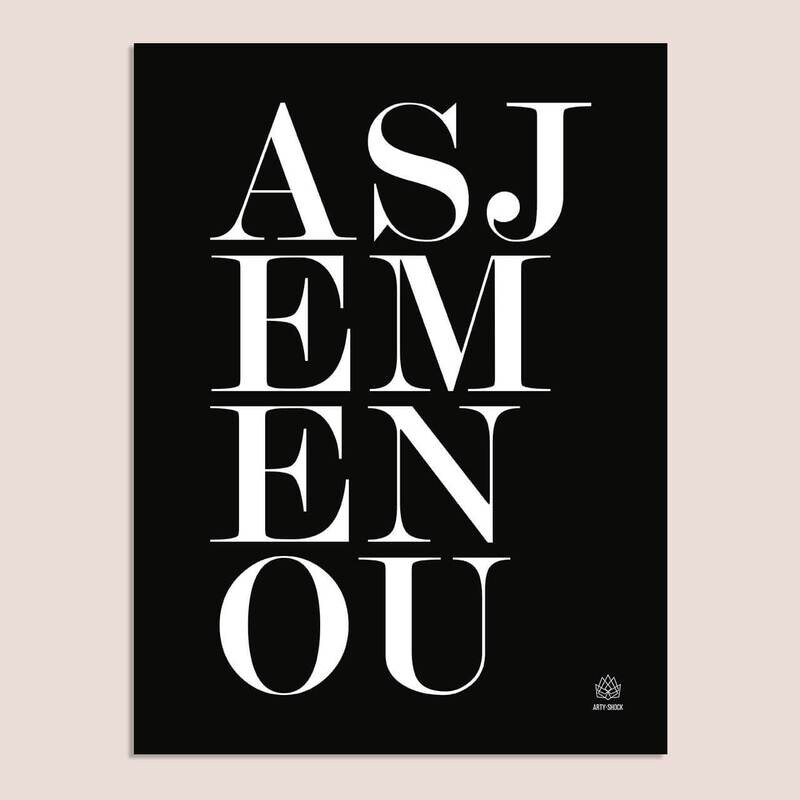 Poster 'Asjemenou'