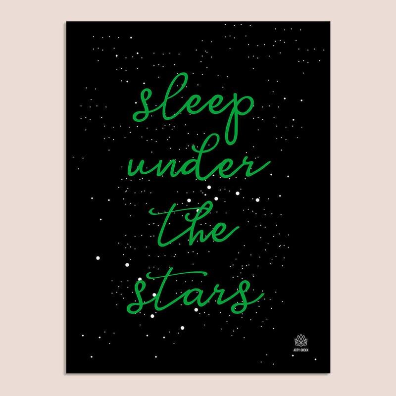 Poster 'Sleep Under the Stars'