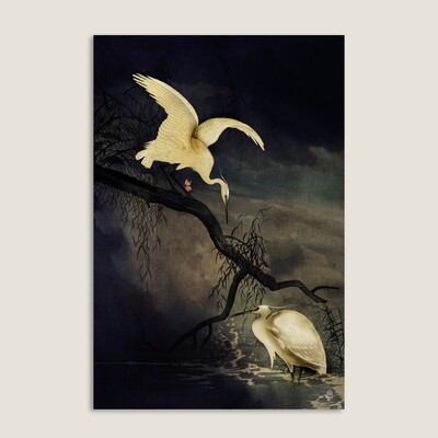 White Heron Luck | Japanese artists