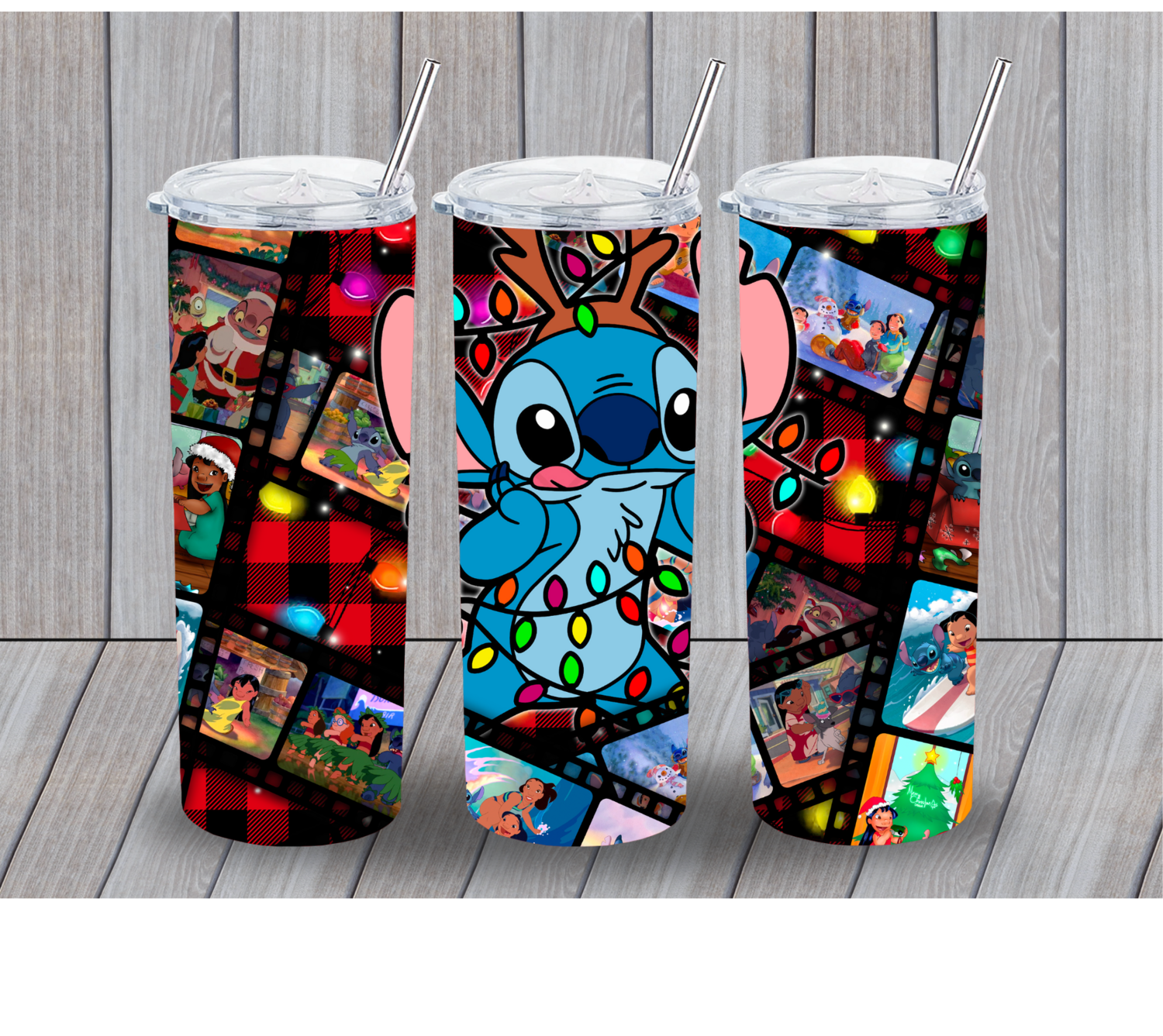 Christmas tumblers