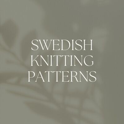 SWEDISH KNITTING PATTERNS