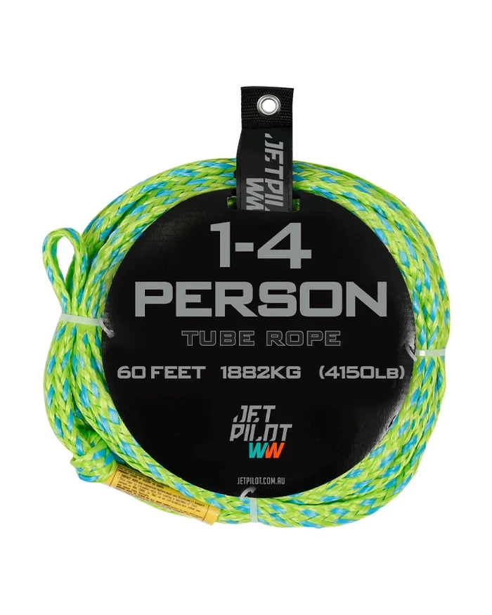Jetpilot 1-4 Person Tube Rope - Green