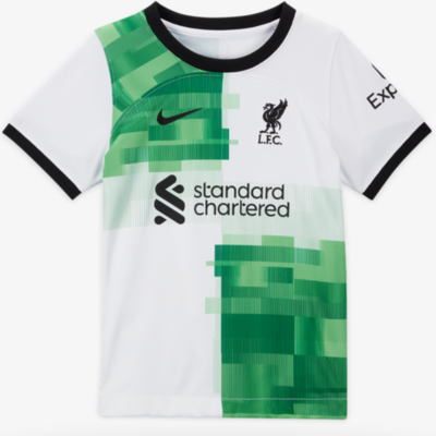 Liverpool F.C. Away 2023/24 Supporter's Shirt & Shorts - Juniors