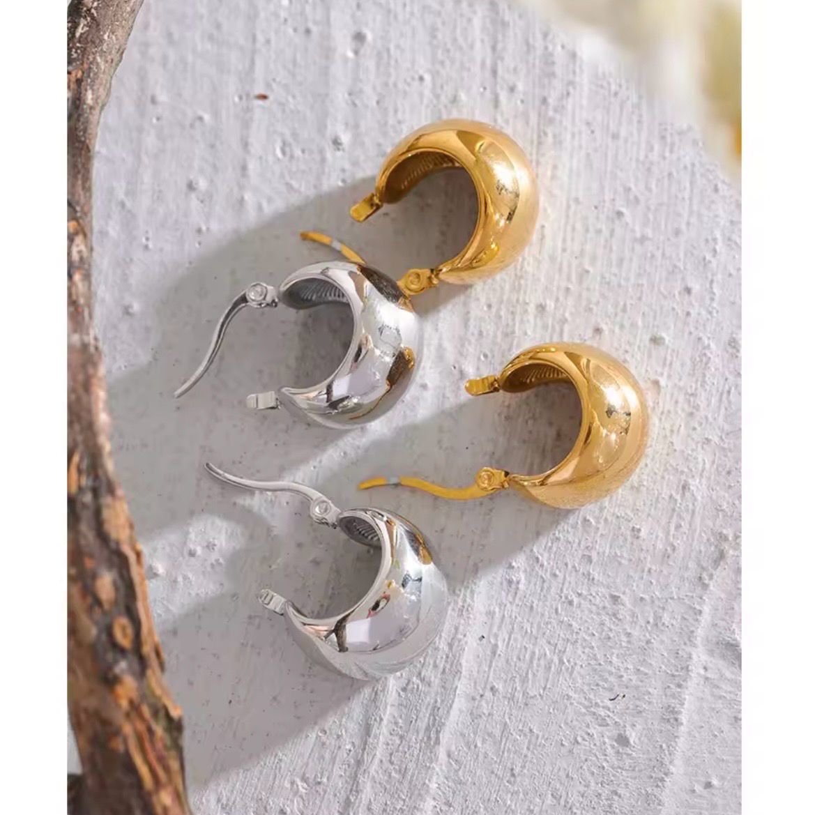Half Moon Earrings